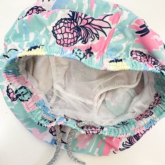 Vintage Summer Colorful Toddler Swim Shorts Sz 4 Pineapples - Picture 8 of 8